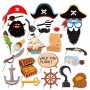 36 части Пропс за пиратско парти пирати фото снимки , снимка 1