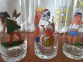 Ретро стъклени чаши с детски мотиви , снимка 6