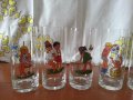 Ретро стъклени чаши с детски мотиви , снимка 2