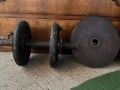 Професионална винтова щанга с чугунени дискове – 30 кг. , снимка 4