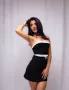 Черна стилна дамска рокля , снимка 4
