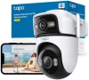 Нова Tapo 2K 3MP Dual Lens външна охранителна камера Alexa охрана дом, снимка 1