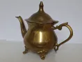 Стар бронзов чайник, снимка 5