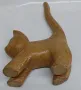 Котка 34 см висока от папие маше, клоун на скейтборд, фигура статуетка, бебе, снимка 3
