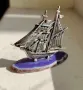Сребърно преспапие кораб, подарък от сребро, сребърно преспапие, снимка 7