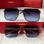 Cartier висок клас мъжки слънчеви очила с дървени дръжки