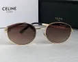 Celine 2024 дамски слънчеви очила елипса кръгли овални  два цвята , снимка 15