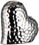 Настолно керамично декоративно релефно сърце, 11х5,5х12 см, снимка 2