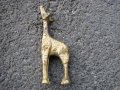 Бронзова статуетка фигурка жираф, снимка 3