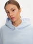$91 Унисекс суичър Under Armour UA Icon Fleece Ultra 2XL Oversized Hoodie светло син blue, снимка 7