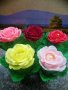 Хартиени рози- ръчна изработка