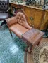 Страхотна антикварна английска салонна пейка , снимка 2
