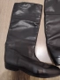 Черни ботуши от естествена кожа, снимка 2