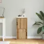 vidaXL Страничен шкаф ODDA 40x24x79 cm масивна дървесина бор, снимка 3