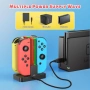 Зарядна станция за Joy-Con FASTSNAIL – за Nintendo Switch / Switch OLED, снимка 6