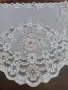 Перде с бродерия цветя 160×53 см., 5€, снимка 1