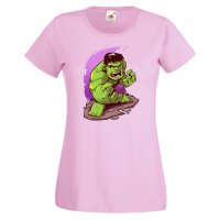 Дамска тениска Marvel Hulk Игра,Изненада,Подарък,Геймър,, снимка 1 - Тениски - 36741084