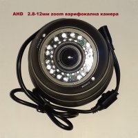 AHD zoom 2.8-12мм варифокална камера 3мр за AHD DVR видеонаблюдение, снимка 1 - HD камери - 28330984