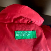 UNITED COLORS OF BENETTON подплатено детско червено елече, снимка 5 - Детски якета и елеци - 31529857