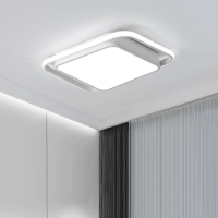 Модерна квадратна LED таванна лампа Naroume, 6500K, 38W, 5800 лумена, снимка 2 - Лед осветление - 44641690