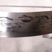 Красива азиатска сабя,ятаган,нож,кинжал, снимка 7 - Колекции - 39078782
