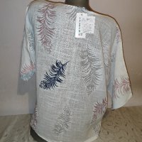 Дамска блуза р-р Л/ХЛ, 100 % памук, нова, снимка 4 - Тениски - 42798672