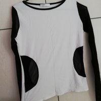  Блуза с тюлени ръкави, снимка 1 - Блузи с дълъг ръкав и пуловери - 31951187