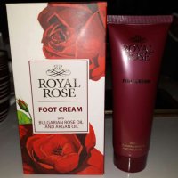 Royal Rose Foot Cream Rose Oil Argan Oil 75ml, снимка 1 - Козметика за тяло - 29525870