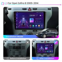 Мултимедия, за Opel Zafira, Antara, Astra, плеър, Екран 9”, Android, Навигация, Двоен дин, дисплей, снимка 7 - Аксесоари и консумативи - 39164531