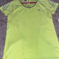Нова оригинална тениска блуза Adidas  Адидас неоново зелено сигнално жълто , снимка 5 - Тениски - 36748163