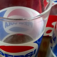 чаши стъклени антикварна рядкост 6 бр Пепси Pepsi и София, снимка 4 - Антикварни и старинни предмети - 29222599