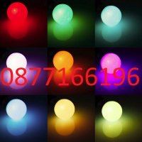Цветна LED RGBW крушка с дистанционно, снимка 2 - Лед осветление - 35404530