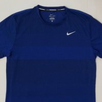 Nike DRI-FIT оригинална тениска L Найк спортна фланелка фитнес бягане, снимка 2 - Спортни дрехи, екипи - 37448448