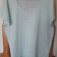 NEXT вносна светлозелена блуза с дантела, снимка 1 - Тениски - 44794217