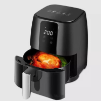 Air Fryer - Уред за здравословно готвене с горещ въздух 7л, 1350W, Тъч скрийн управление, снимка 3 - Фритюрници - 44810063