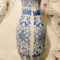 китайска порцеланова ваза, снимка 3 - Вази - 44519527