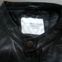 SELECTED SHTYLOR Lamb Leather Jacket Размер М - L мъжко яке естествена кожа 5-57, снимка 10 - Якета - 42594846