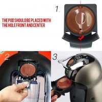 Nescafe Dolce Gusto капсули за кафе многократна употреба за кафе с каймак, снимка 4 - Кафемашини - 37556256