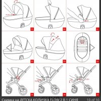 Бебешка количка Qumes Flow 2 в 1, снимка 6 - Детски колички - 37316809