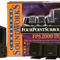 CREATIVE FPS 2000 Four Point Surround Sound - ЧИСТО НОВИ КОЛОНИ !, снимка 1 - Аудиосистеми - 40031301