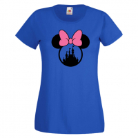 Дамска тениска Minnie Head 3 Подарък,Изненада,Рожден ден,, снимка 1 - Тениски - 36530118