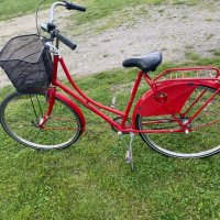 Червено дамско колело 28 цола, снимка 2 - Велосипеди - 44462011
