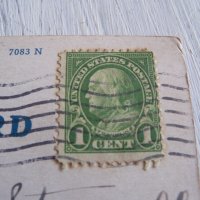 Много рядка марка 1 цент,  Бенджамин Франклин, 1931г., снимка 1 - Филателия - 32024582