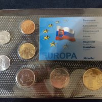 Комплектен сет - Словакия в крони , 7 монети, снимка 1 - Нумизматика и бонистика - 37783156