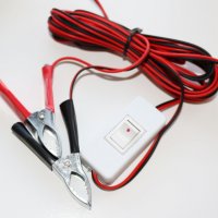 Подвижна работна LED лампа, С кабел и щипки за акумулатор, ON/OFF ключ, 12V, 9W, снимка 4 - Аксесоари и консумативи - 39527915