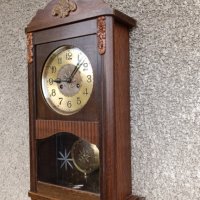 Стар немски стенен часовник - Junghans - Антика - 1950г., снимка 4 - Антикварни и старинни предмети - 42716546