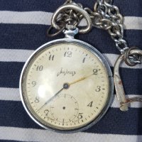 Джобен часовник  Молния-3, снимка 1 - Антикварни и старинни предмети - 37570577