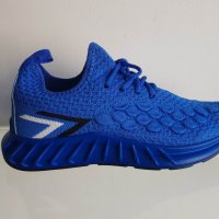 Мъжки сини маратонки от плат мод.05, снимка 3 - Маратонки - 40188959