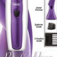 Тример, Wahl 09865-116, Delicate Definitions, Lady Trimmer Rechargeable trimmer, eyebrow comb, rotar, снимка 3 - Тримери - 38485007