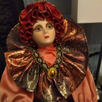 Колекционерска ръчно изработена порцеланова кукла, снимка 3 - Колекции - 38323048